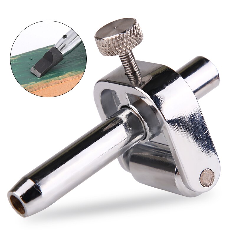 LMDZ 1Pcs Leather Rotary Knife Sharpener Carving Swivel Knife Blade Locator Cutter Sharpener Leathercraft DIY Cowhide Craft Tool