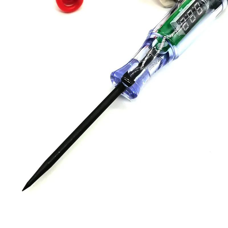 Probador de circuito de voltaje de camión y coche, pluma de prueba de sonda de diagnóstico automático, bombilla eléctrica, herramientas de reparación, 6V, 12V, 24V