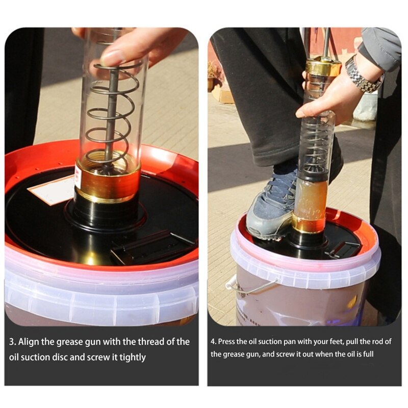 Universal Grease Suction Plate Oil Suction Pan Grease Butter Aid Accessories Leak-Proof Lubricating Oil Suction Cup