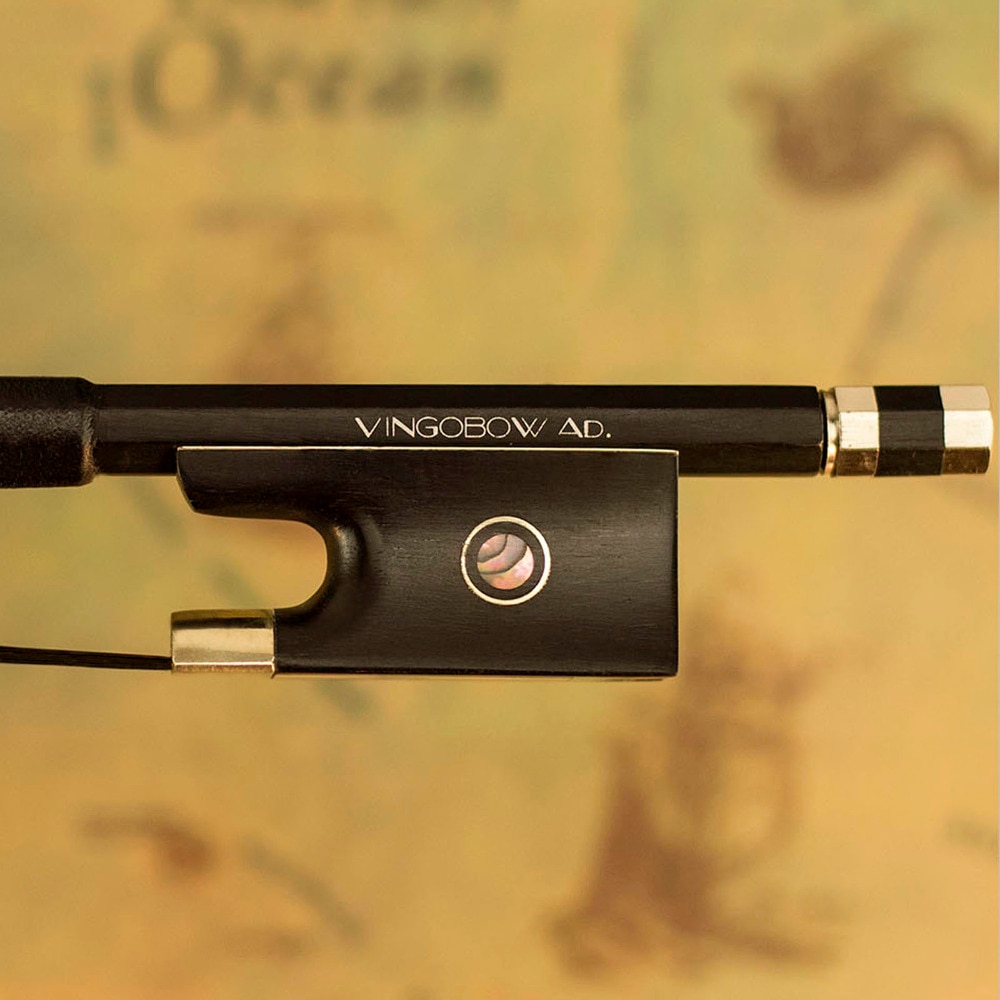 Vingobow 3/4 Size Carbon Fiber Strijkstok Pernambuco Prestaties Wilde Tone Zwart Paard Haar Voor Hoge Niveau Speler 100VB Model
