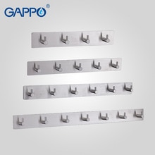 GAPPO Robe Hooks 7 clothes hook stainless steel Hooks Wall mount Coat Hat hanger Bathroom Towel Hanger
