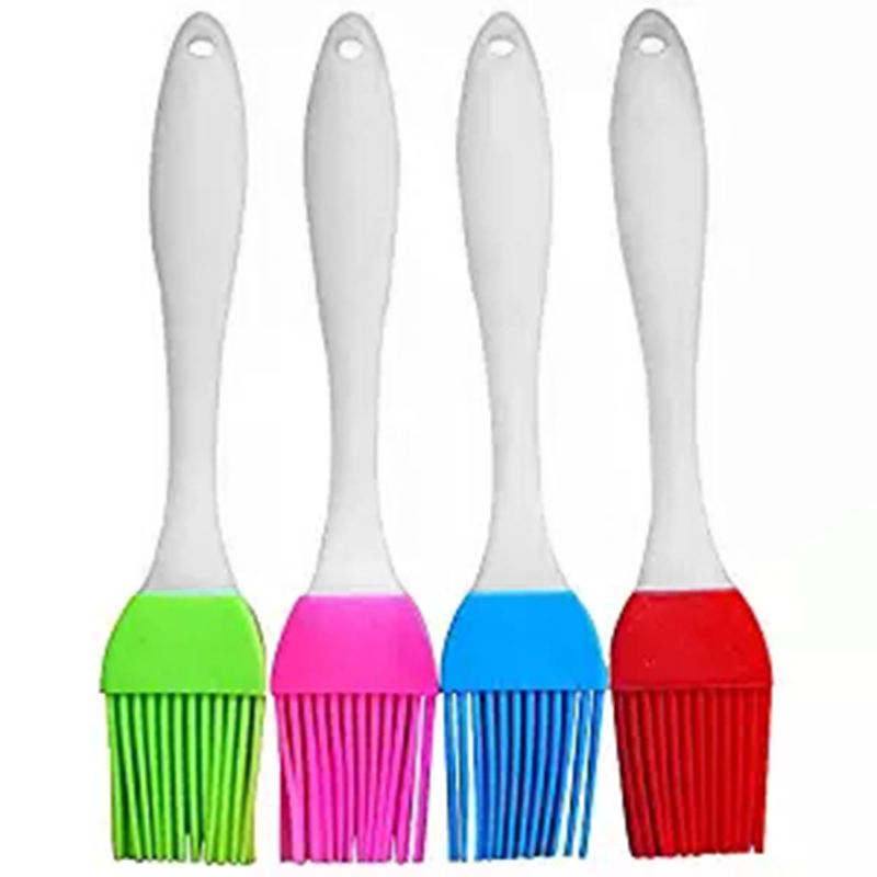 Multi Color Silicone Basting Pastry Brush Oil Brushes For Cake Bread Butter Baking Tools Kitchen Safety BBQ Brush: Default Title