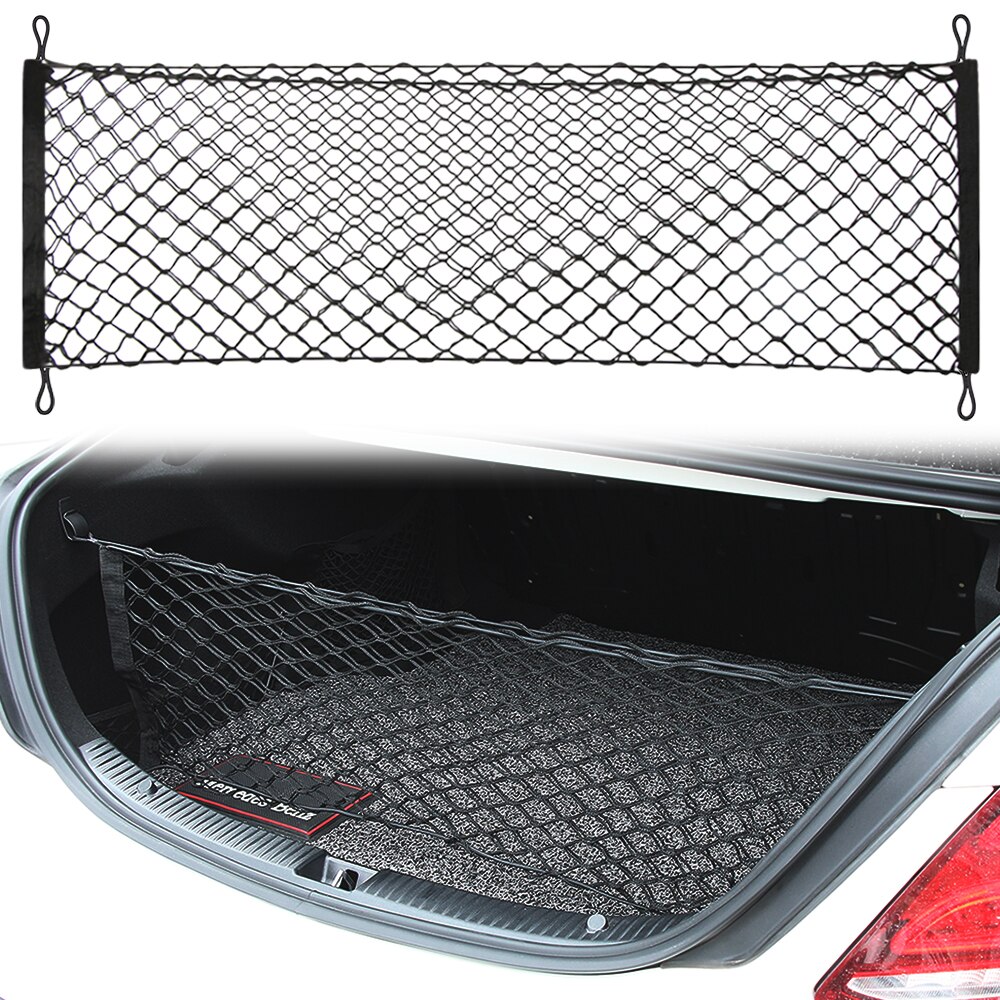 Universal Car Trunk Storage Cargo Luggage Elastic Mesh for Toyota Prius 4Runner Sienna i-TRIL PRADO Tacoma RAV4 Aygo Auris