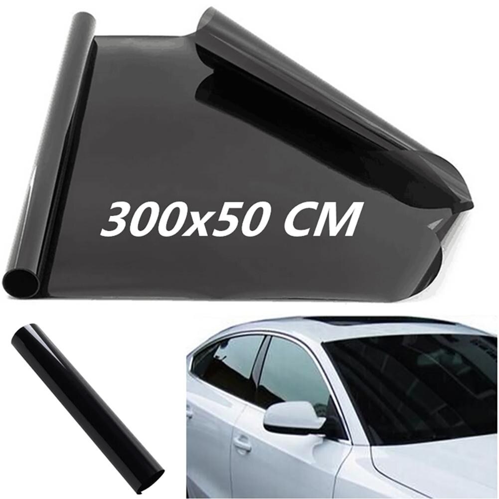 Car Window Tint Limo Dark 1% VLT 20" In X 10' Feet Uncut Roll Auto FILM Blocks Harmful Sunlight UV-rays