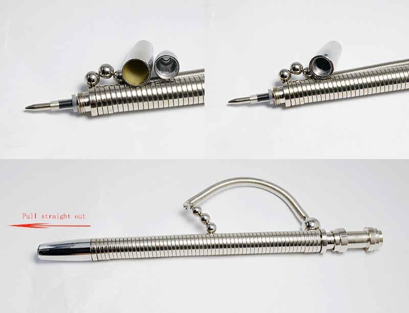 Vacuüm pen decompressie speelgoed Fidget magnetische metalen pen neutrale pen 6895