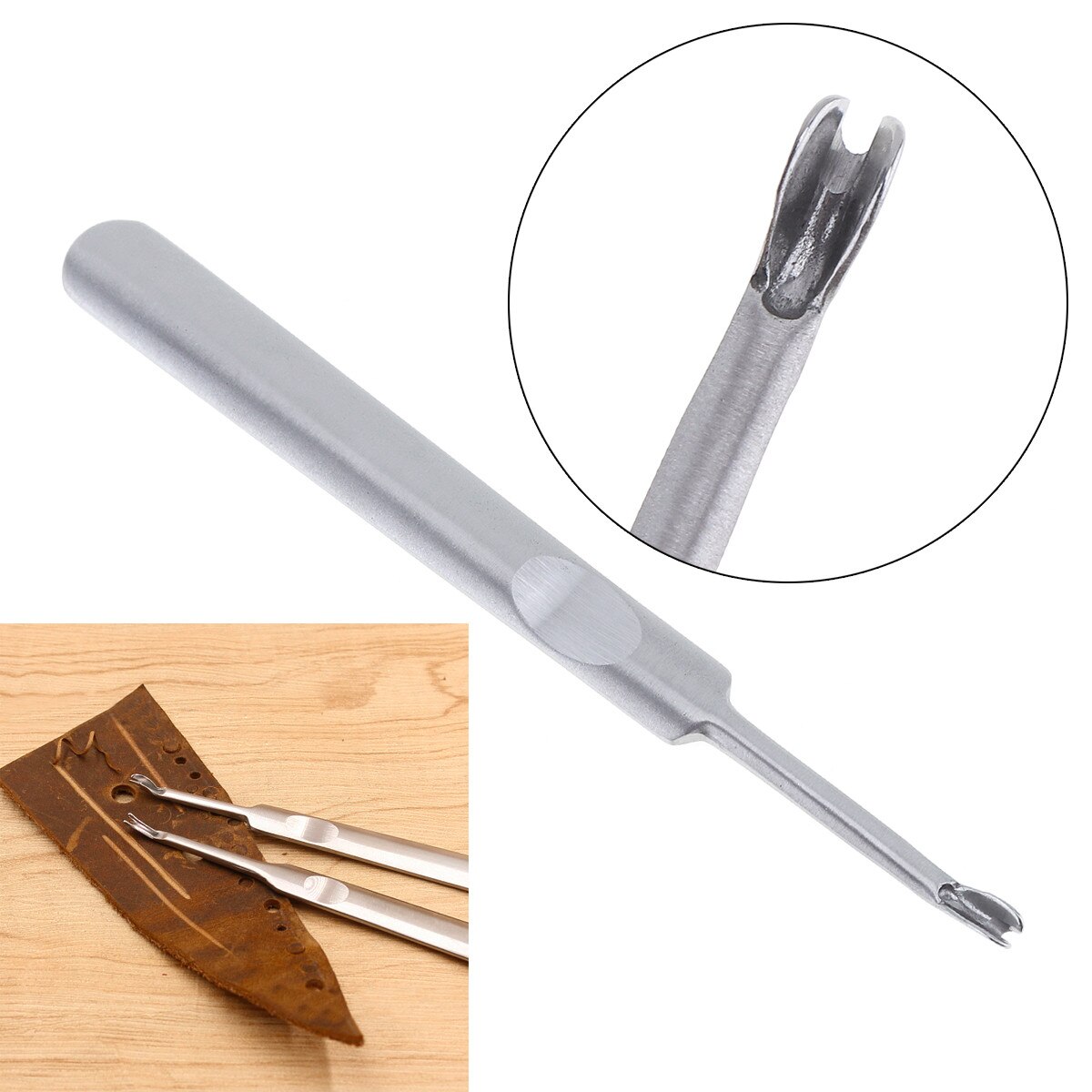 95mm 113mm 116mm 118mm vu tyyppinen nahkainen askartelutyökalu leikattu ohut nahka veitsi uran reuna viistotyökalu