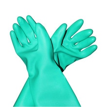 Nmsafety Nitril Solvent Handschoenen Olie Antislip Handschoen Chemische Werk Handschoen