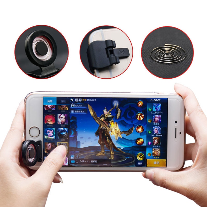 1 pièces téléphone portable Joystick Mini écran tactile Joystick avec pince à clipser universelle pour iPhone Samsung Gaming contrôleur Mobile