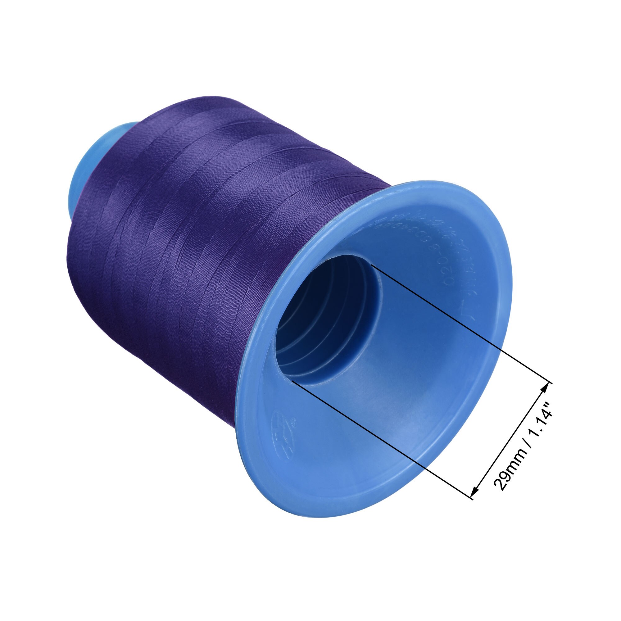 Uxcell Bonded Polyester Thread Extra-strong 1312 Yards 210D/0.32mm (Midnight Blue)