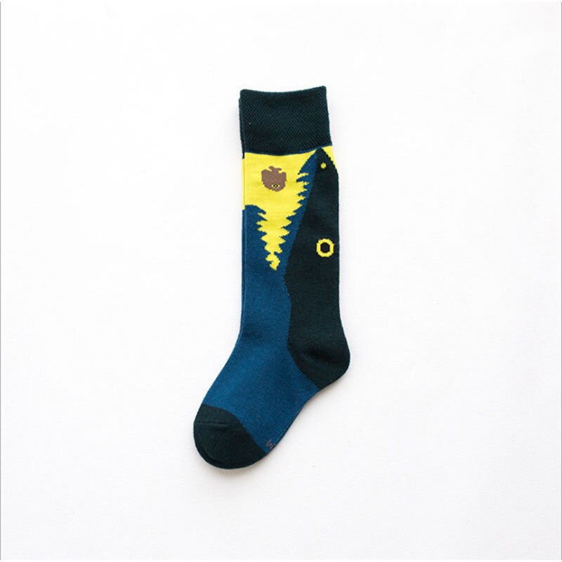 Chaussettes pour enfants | Hautes, longues, souples, en coton, pour bébés garçons: 4 / 2-3year