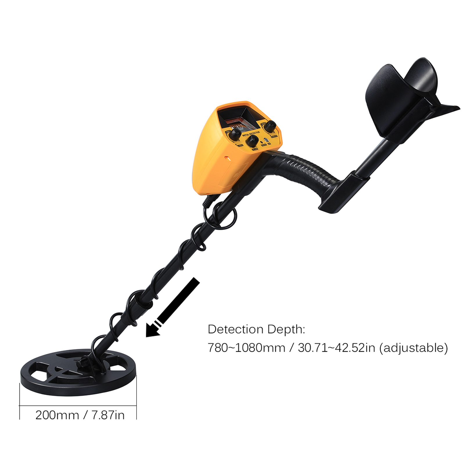 GTX5030 Metal Detector UnderGround Coil Waterproof Scanner Finder Gold Digger Treasure Seeking Hunter Pinpointer Gold Detector