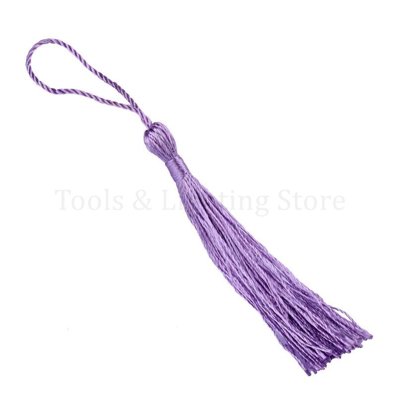 Boeddha kralen decoratie polyester kwasten met ophangring zijden naaigarnituur decoratieve sleutel kwasten voor hanger thuis: Mv.