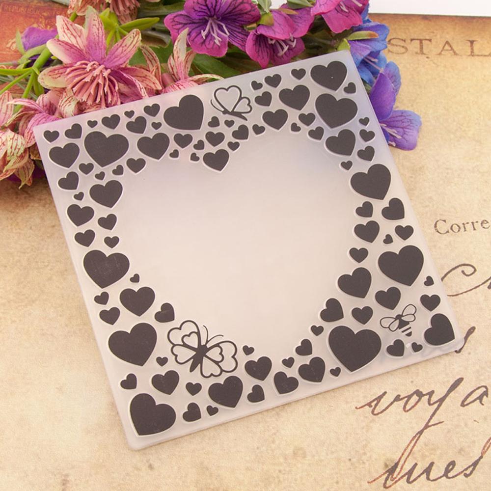 Plastic Embossing Folder Template DIY Scrapbook Ph... – Grandado