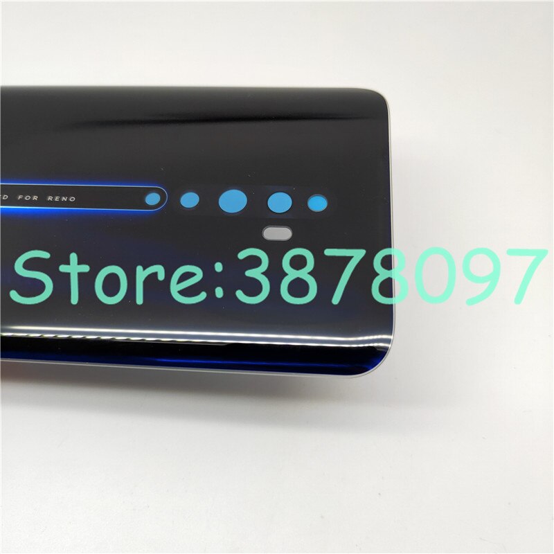 Original para oppo reno2/reno 2/reno 2z reno2 z f voltar capa da bateria porta habitação caso peças de reparo vidro traseiro