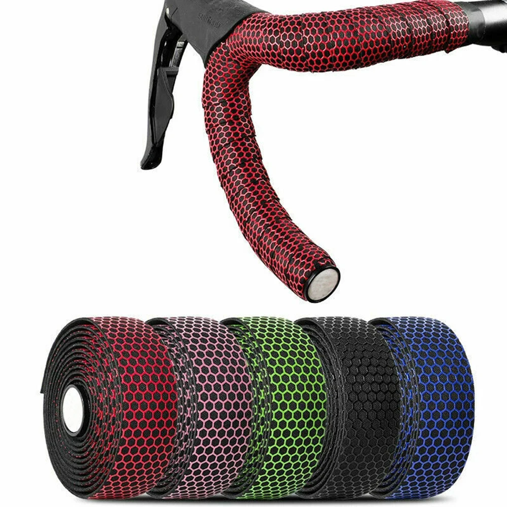 Fietsstuurlint - Racefiets Anti-slip Silica Gel EVA Damping Grip Wrap - 2 stuks