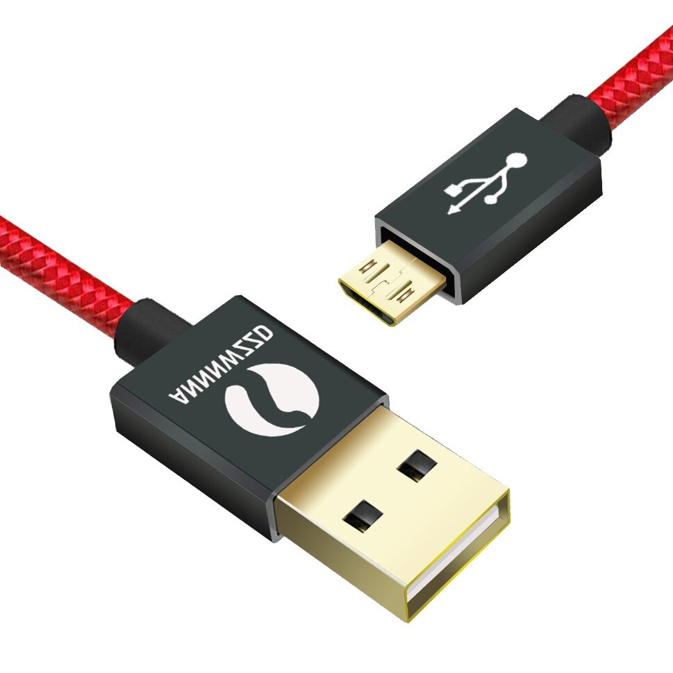 Micro USB Kabel Fast Charger Cable Charger adapter Data Cabel Voor Samsung Xiaomi Huawei Android Charge Micro usb: RED / 3m