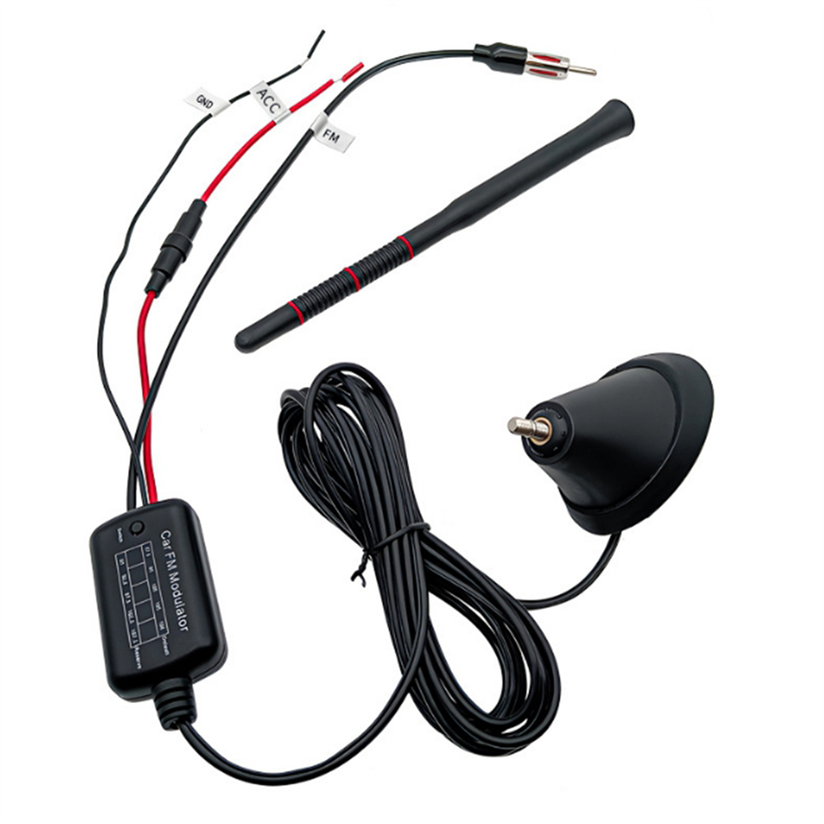 Auto Dab + Gps + Fm Antenne Auto Actieve Radio Antenne Met Bluetooth Modulator Waterdicht Stofdicht Universeel