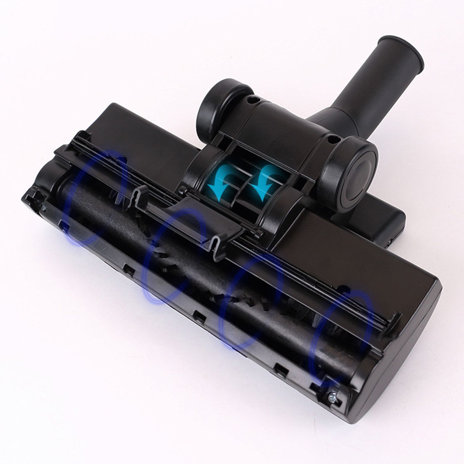 Vacuum Cleaner Turbo Attachment Wind Driven Floor Brush with Roller Swivel Head Wheels Perfect for Cleaning Rug Carpet 32mm: Default Title