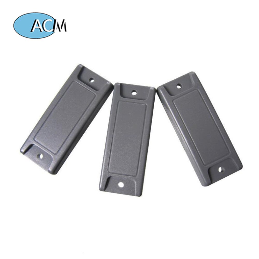 Fixed Assets Management Long Read Range 18000-6C ABS Sticker Label 860-960Mhz Rectangle UHF RFID Anti-Metal Tag