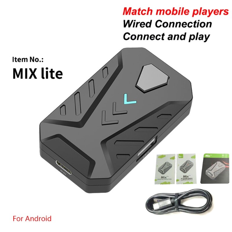 Draagbare Mobiele Gaming Toetsenbord Muis Converter Adapter Mix Pro/Mix Lite Apparaat Tablet Dichtheid Schieten