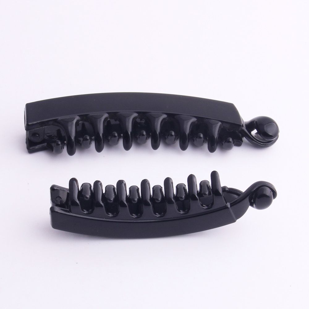 1 Pc plastikowe szpilki czarne bananowe spinki robić włosów stałe kobiety panie spinki robić włosów DIY szpilki narzędzia robić makijażu moda nakrycia głowy dla kobiet dziewczyna