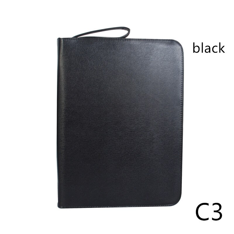 1 Pc Black Vulpen Kleur Pu Leather Storage Case Houder Voor 48 Pennen: E