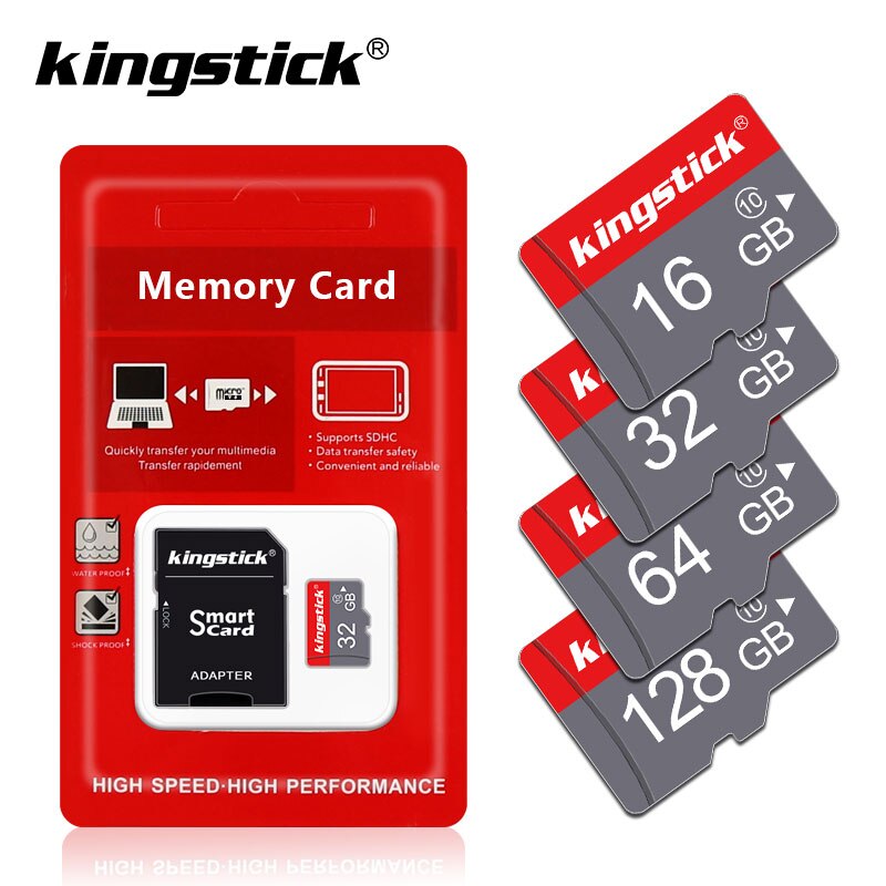 Gratis frakt micro  sd 64gb 16gb sd-kort minneskort hög läs/skrivhastighet 32gb 128gb minneskort 4gb pris