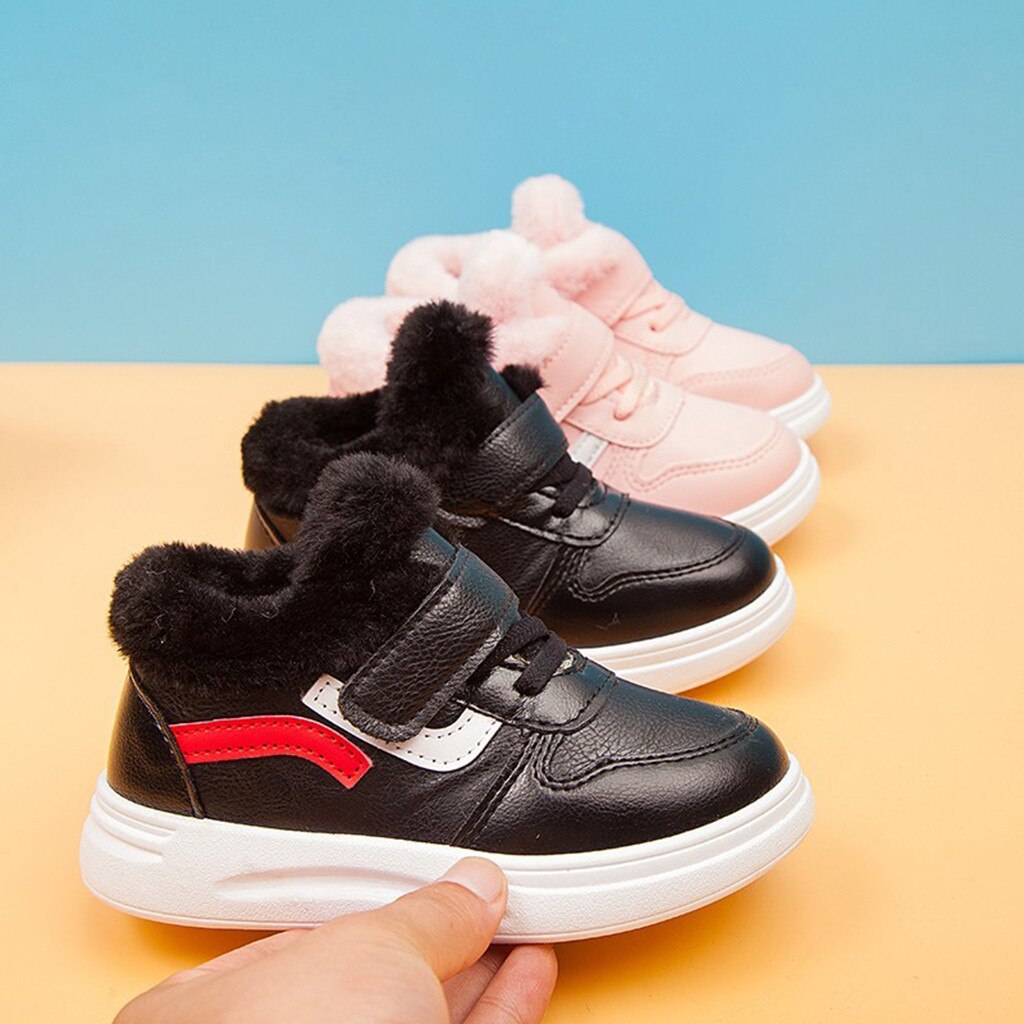 Enfant en bas âge enfants bottes infantile enfants chaussures bébé filles garçons bottes d'hiver filles cheville court gelé bottes chaussures Jongenslaarzen Zapato