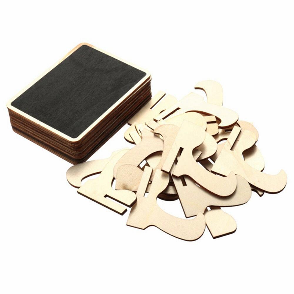 Mini træ besked tavle tavle med stativ lille sort opslagstavle bryllup hjemmekontor indretning forsyninger