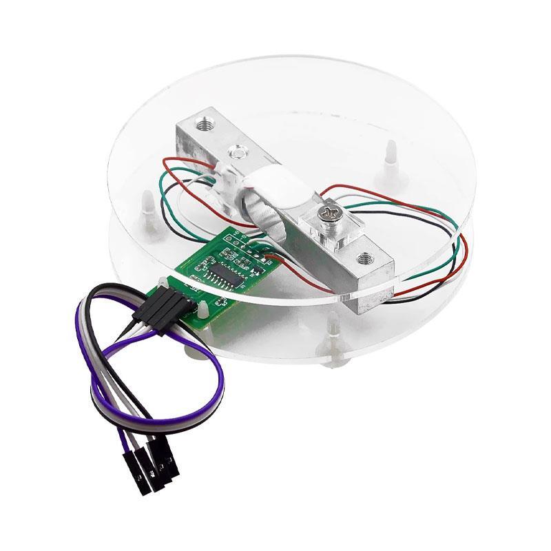 Sensor de peso de celda de carga Digital HX711, módulo de ruptura convertidor AD, báscula de cocina electrónica portátil de 1KG-20KG para báscula Arduino