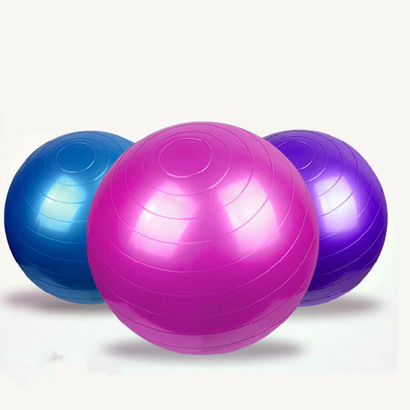 55-75cm yogaboll pvc förtjockad explosionssäker fitnessboll barn gravida kvinnor träning pilates balans yogaboll