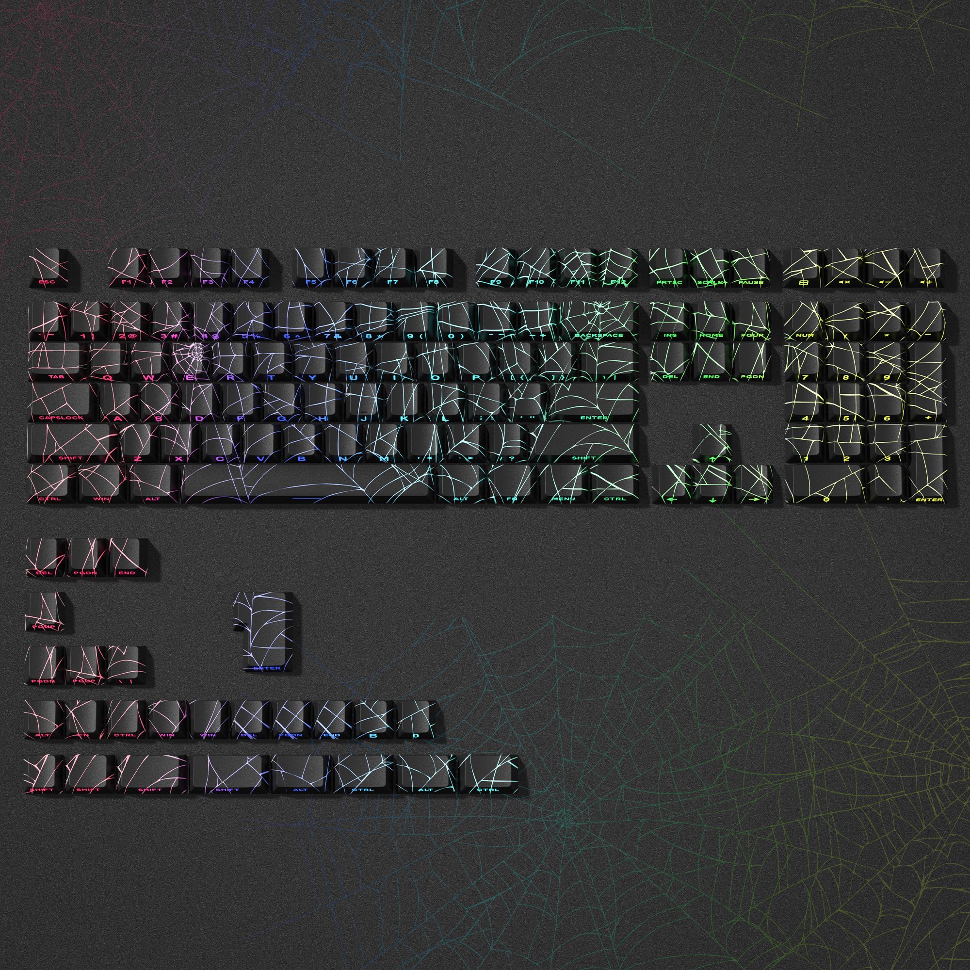 127 teclas que brilla a través de flor de ciruelo perfil de cereza Keycap PBT Keycap Dye-Sub Cherry MX interruptores para teclado mecánico de jugador: Beige