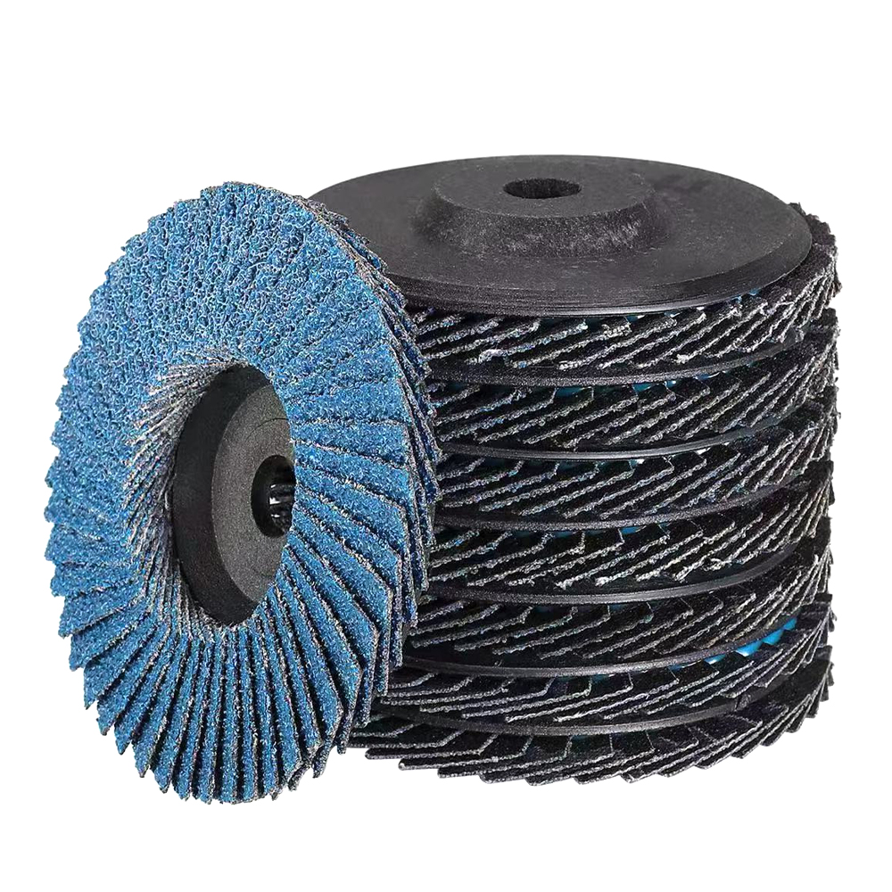 Discos de aleta de 75mm, muelas de corindón de Zirconia, discos de pulido de aleta de grano 40/60/80/120, lijado para herramienta de amoladora angular, 3 uds.