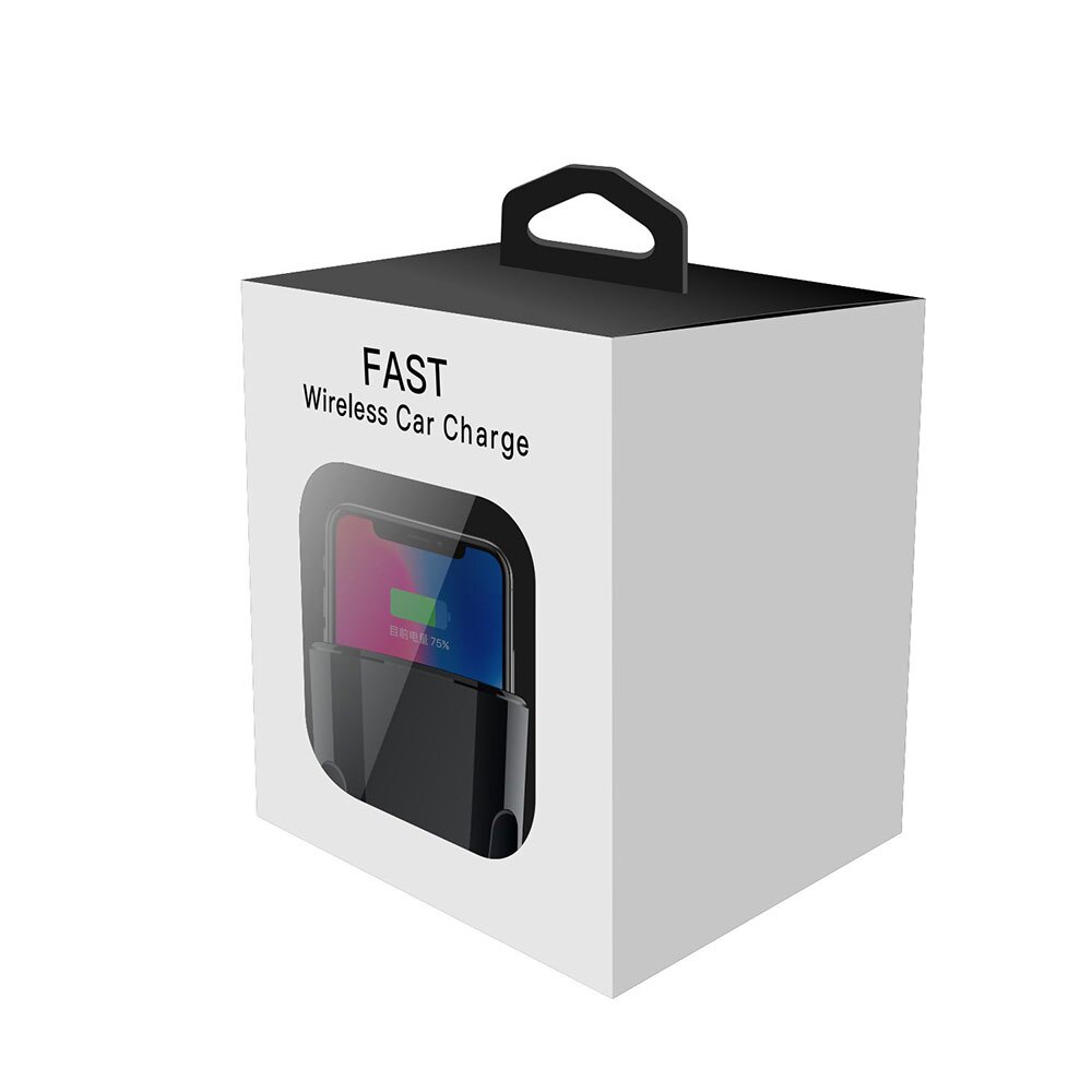 Ascromie pour iPhone X XS chargeur de voiture sans fil tasse Qi support de charge pour iPhone 8 Samsung Galaxy S9 S8 S7 chargeur à Induction