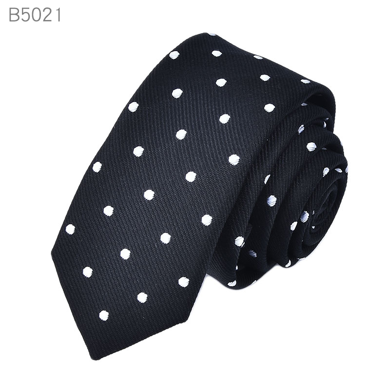 1 unidad, corbata de 5cm de estilo coreano británico, corbata delgada, estrecha, informal, a rayas de puntos, , discoteca, Pub para hombres, mujeres, novio, camarero, camarera: B5021