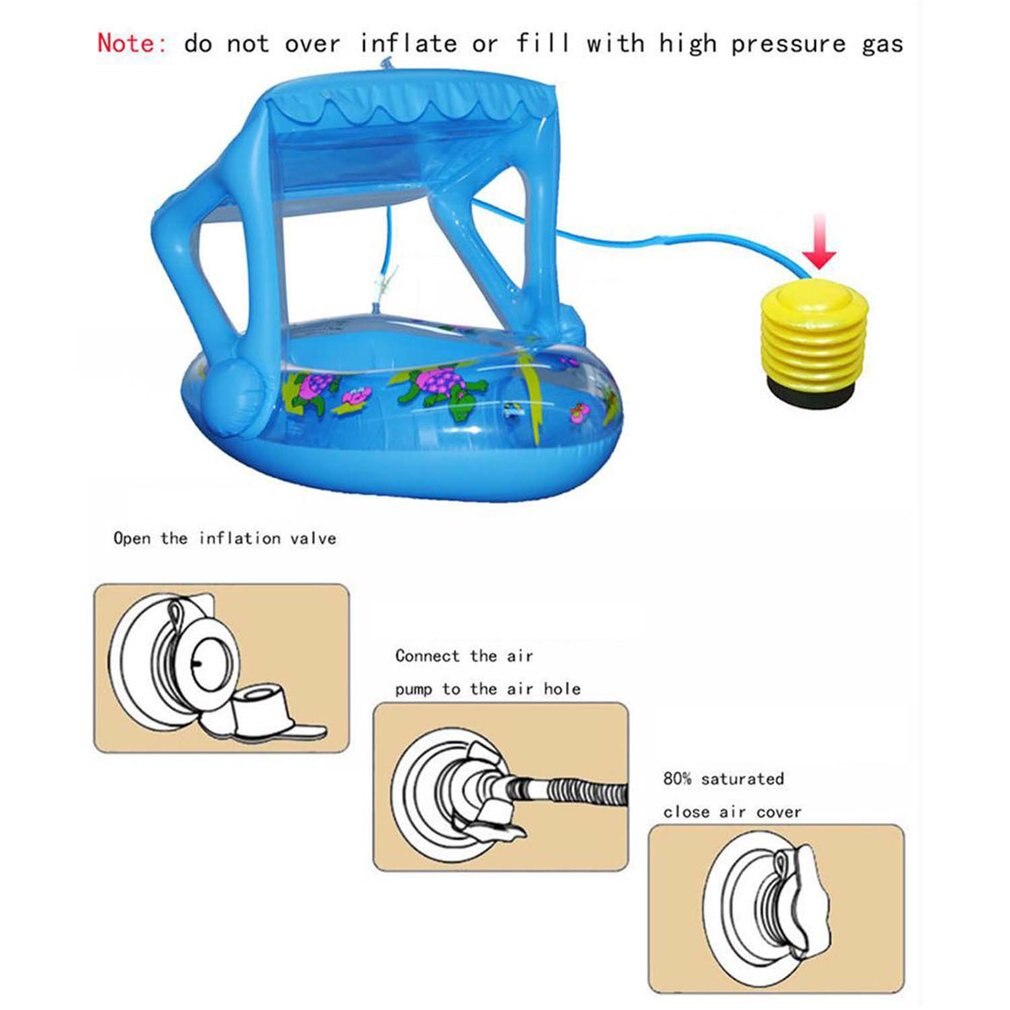 Baby Pool Float Cartoon Inflatable Boat Children Inflatable Swimming Pool Loungers Kids Summer Outdoor Swim Pool Toys Float Raft