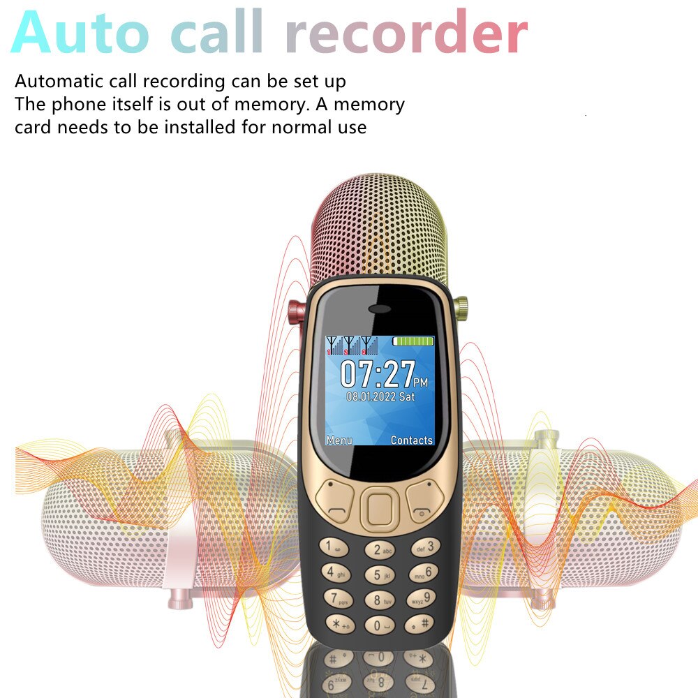 SERVO Mobile Phone 3 SIM Card 3 Standby Auto call recorder Bluetooth dial Speed dial Magic voice Flashlight FM Radio Telephone