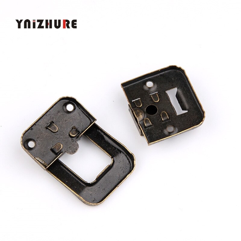 4Stck 27*40MM Koffer Verriegelungen Antike Holz Kasten Schnalle Metall Schnalle Bronze- Trompete Taiping Kasten Schließe Schnalle