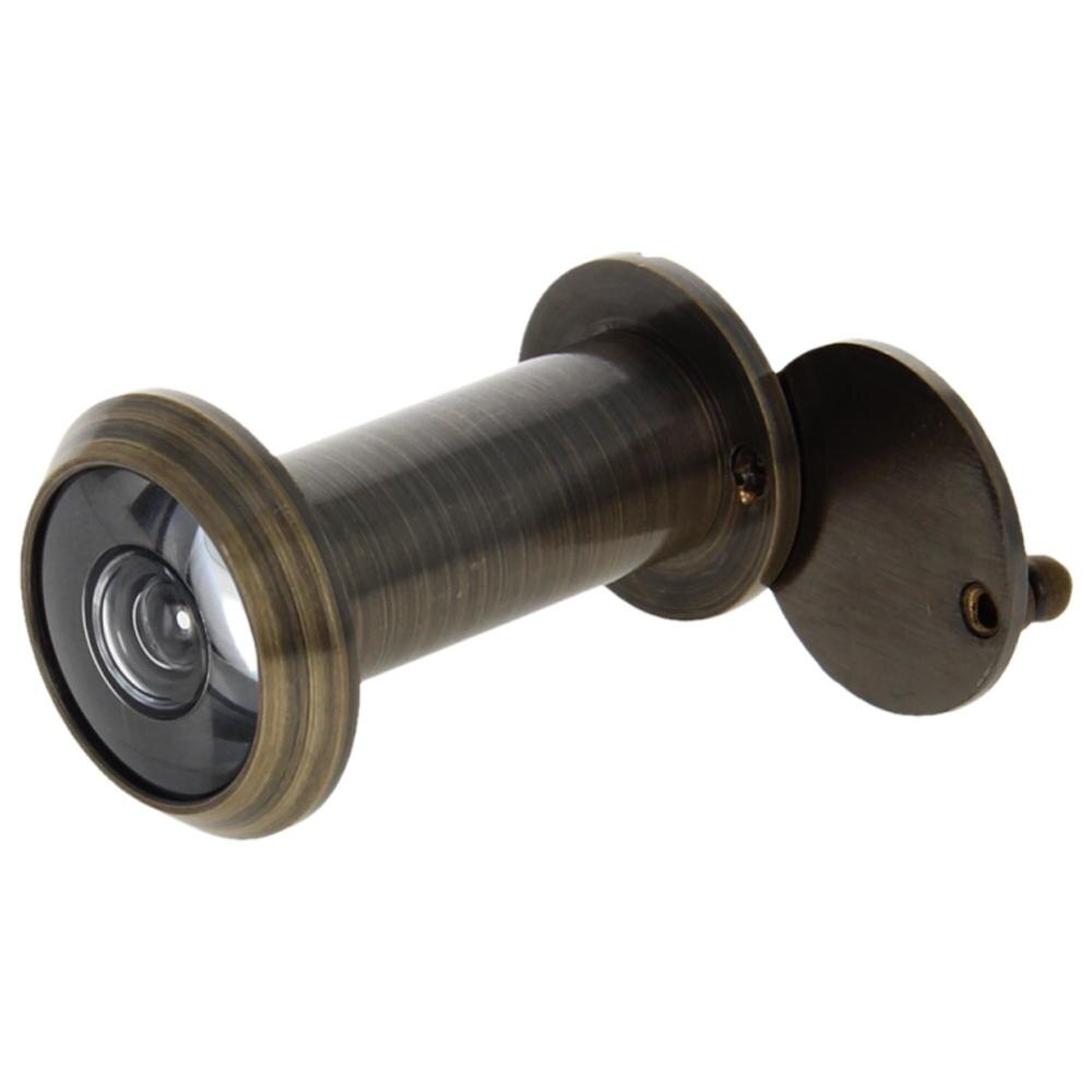 1/2/3Pcs Door Viewer Wide Viewing 200 Degree for Home Office Hotel Suitable for 35-60mm Thick Doors Security Door Eye Viewer: Green Bronze x1pcs