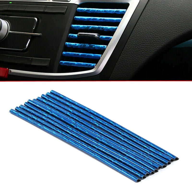 10 teile/satz Auto Styling Innen Außen Dekoration Streifen Formteil trimmen-Armaturenbrett Tür Rand Universal- Für Autos Auto Zubehör: 9