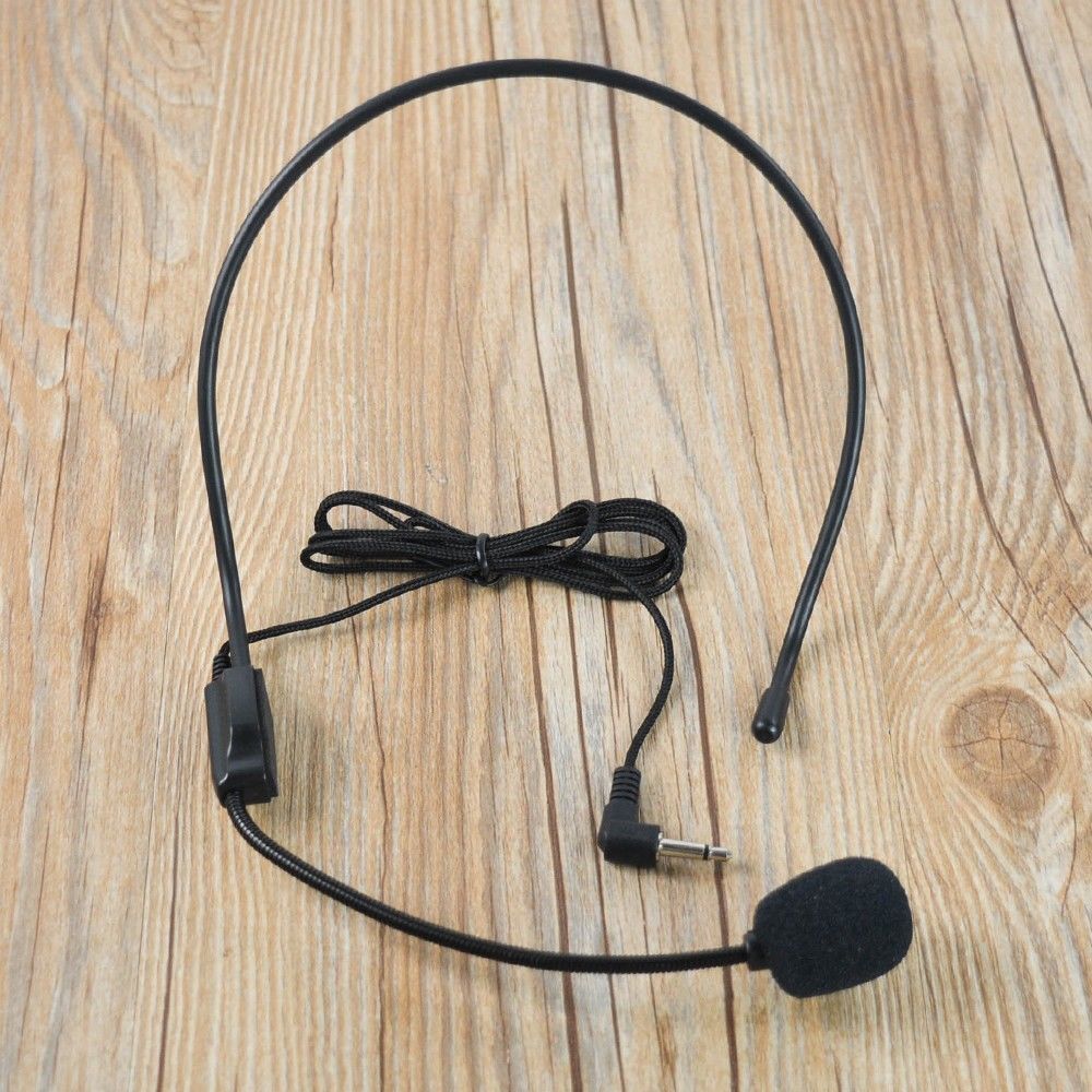 1PCS Pratical External Voice Collar Clip Mic Speaker Mike Wired Headset Microphone Portable and Easy to Use