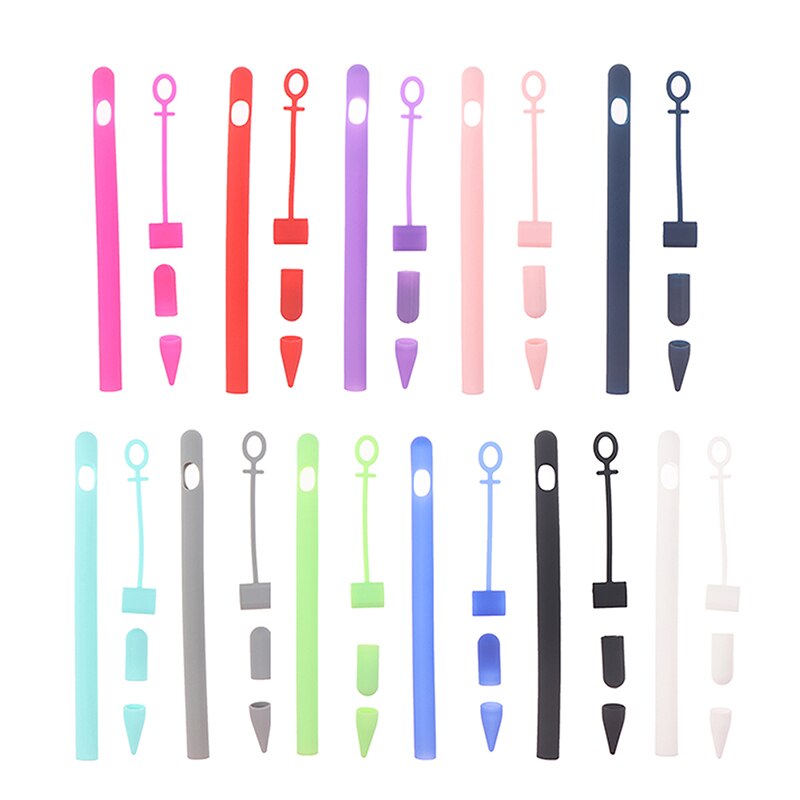 Soft Silicone Compatible For Apple Pencil Case Compatible For IPad Tablet Touch Pen Stylus Protective Sleeve Cover