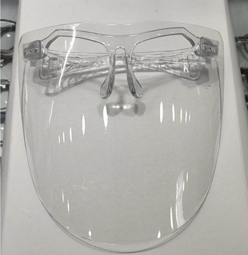 Oversized Lens Bril Beschermende Masker Beschermende Bril, Bril, Veiligheidsbril, Volgelaatsmasker, anti-Spray Gezichtsmasker TSLM1