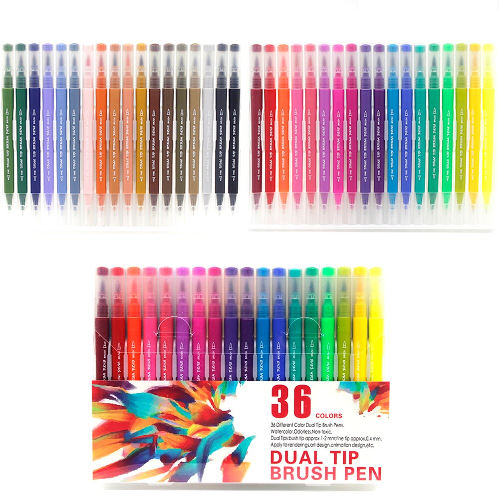 Kleuren Dual Borstel Art Marker Grandado