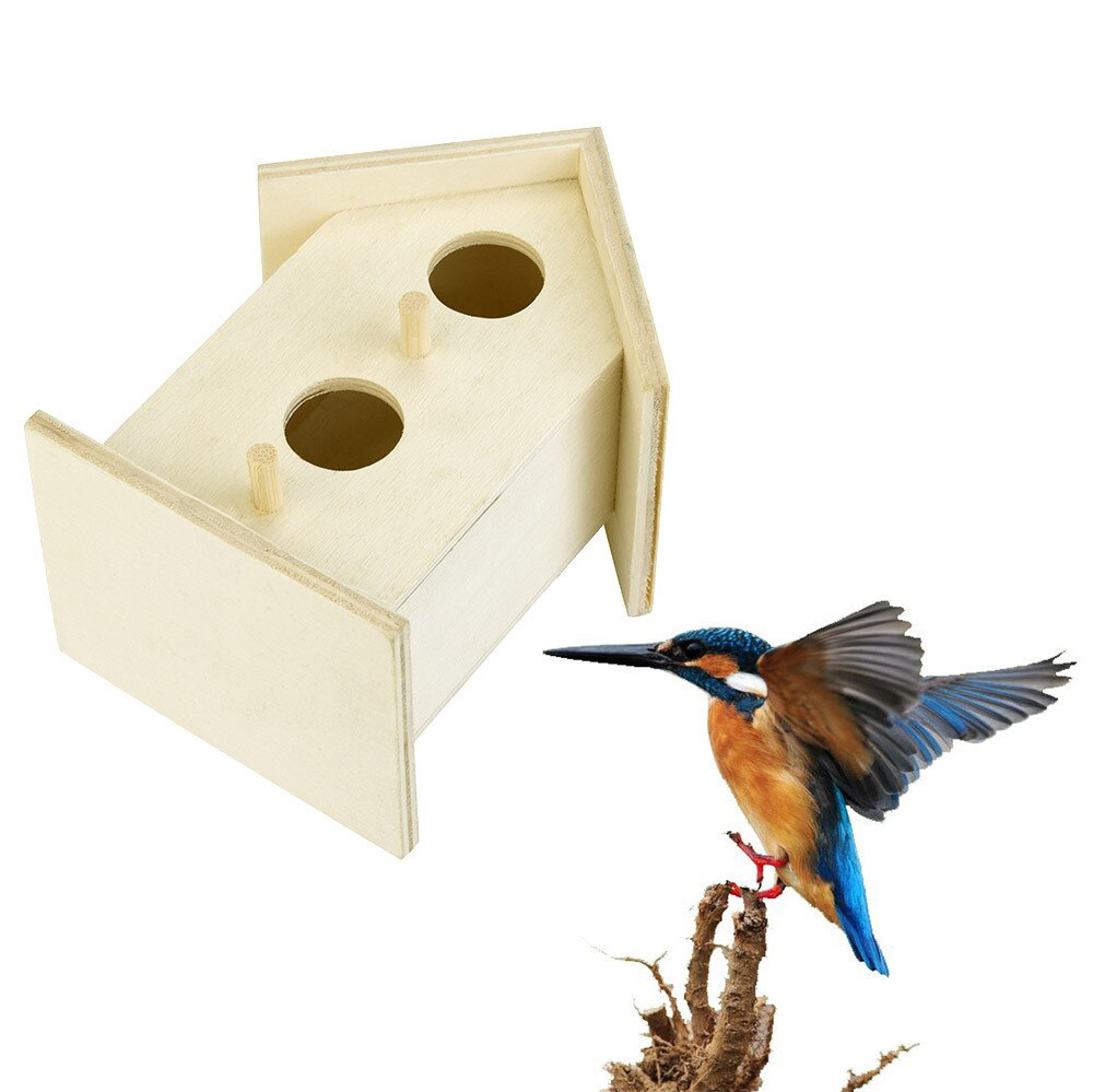 Picture of Bird Cages Nests Dox Nest House Bird House Box Woo... – Vicedeal