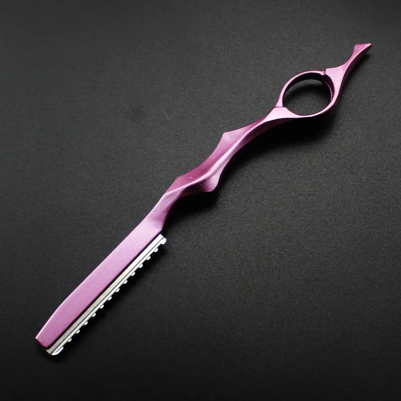 Profession elle Haar Rasiermesser Haar ausdünnung Gesicht Rasierer Schnitt schneiden fein dünner Trimmen Legierung Rasiermesser Friseur Friseur Werkzeuge: Gold