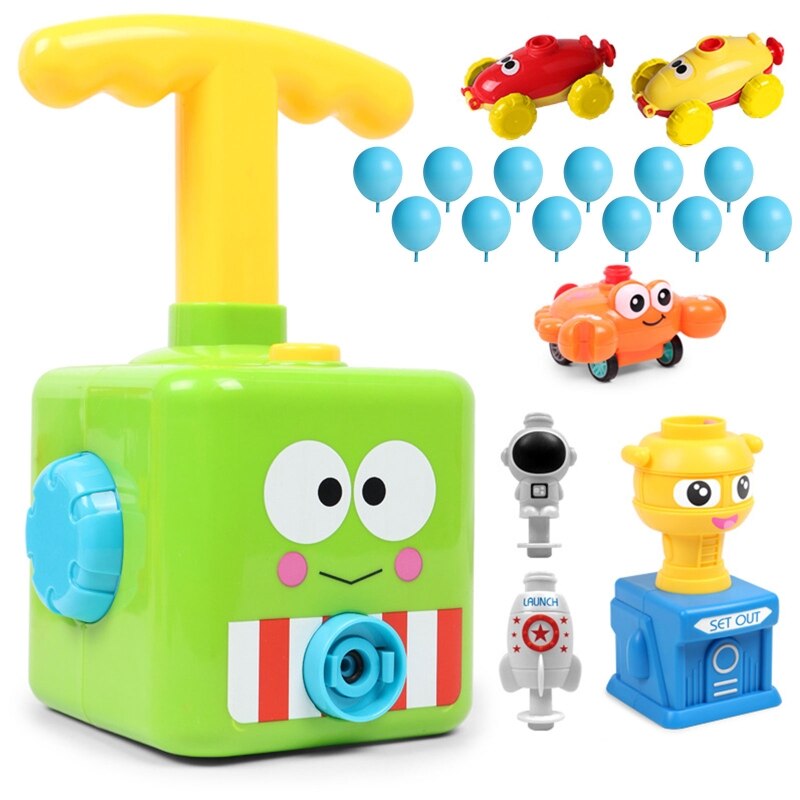 Coche de juguete de globo propulsado de inercia para niños, juguete para , 40JC