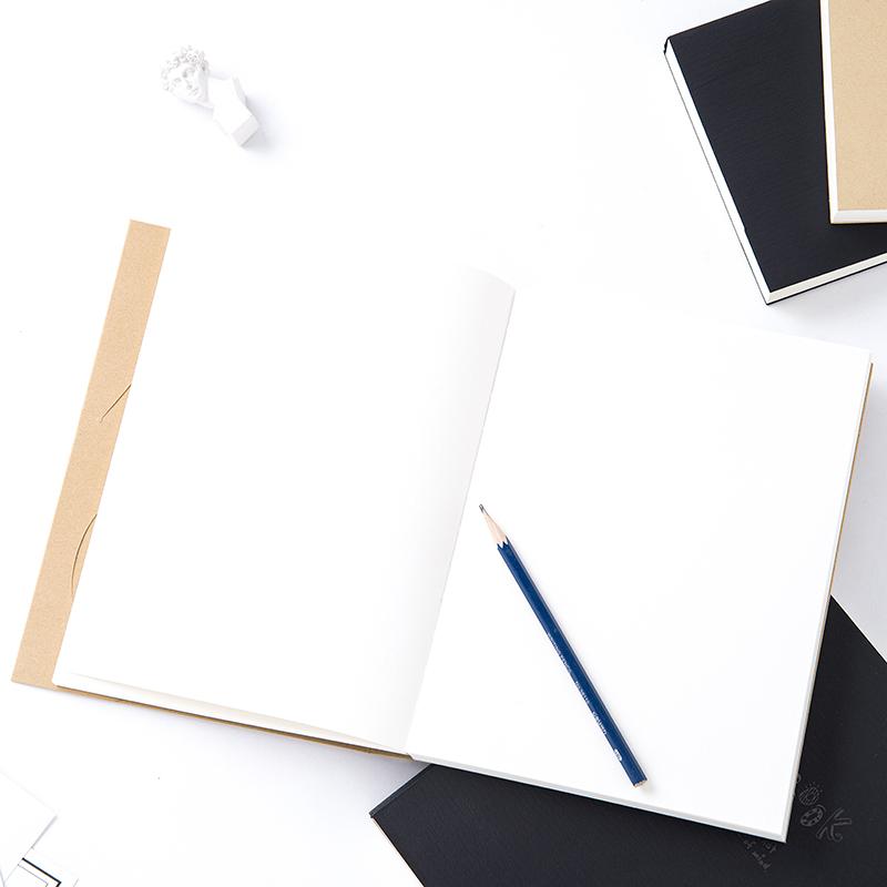 A5 B5 16K Blank Kraft Paper Sketchbook Student Painting Book Art Painting Paper Teacher Office Student Stationery