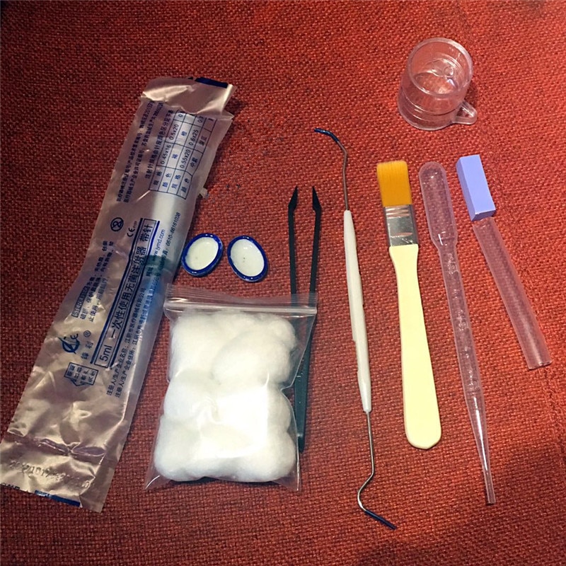 Mieren Huisdier Fans Tool Kits Set Voor Mieren Nest Reinigingsborstel Drip Buis Voedsel Plaat Pincet Katoen Ballen Haken Mieren nest DIY Onderdelen
