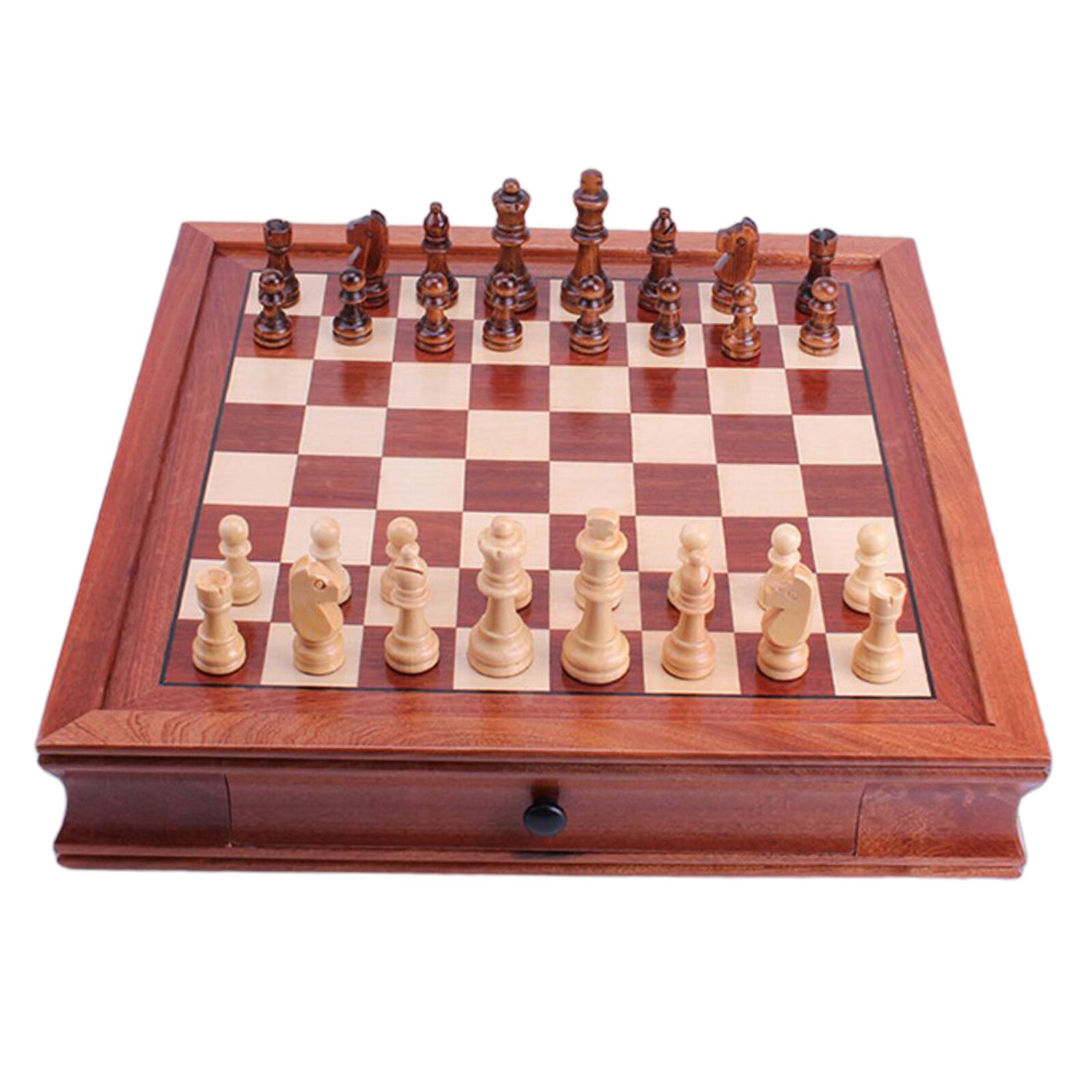 Classic Wooden Chessboard Puzzle Chess Board Game Teenager Adult Birthday Family Board Game